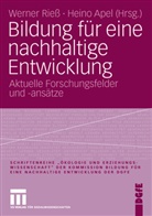 Apel, Apel, Heino Apel, Werne Riess, Werner Riess - Bildung f&uuml;r eine nachhaltige Entwicklung