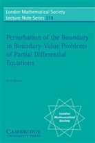 J. Hale, Jack Hale, Jack K. Hale, D. Henry, Dan Henry, Dan Hale Henry... - Perturbation of the Boundary in Boundary Value Problems of Partial