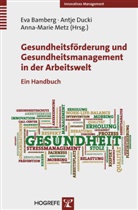 Bamber, Eva Bamberg, Duck, Antj Ducki, Antje Ducki, Metz... - Gesundheitsf&ouml;rderung und Gesundheitsmanagement in der Arbeitswelt