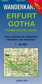 Lut Gebhardt, Lutz Gebhardt - Wanderkarte Erfurt-Gotha, Fahner H&ouml;he