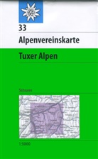 Oesterreichische Alpenverein, Oesterreichischer Alpenverein, &Ouml;sterreichischer Alpenverein - Alpenvereinskarten: Tuxer Alpen