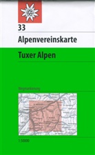 Oesterreichische Alpenverein, &Ouml;sterreichische Alpenverein, &Ouml;sterreichischer Alpenverein, &Ouml;sterreichischer Alpenverein - Alpenvereinskarten: Tuxer Alpen