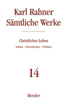 Karl Rahner, Karl (Prof.) Rahner, Karl SJ Rahner, Karl Lehmann, Johann B Metz, Karl H Neufeld... - S&auml;mtliche Werke - 14: Karl Rahner S&auml;mtliche Werke