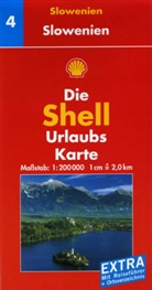 Die Shell Urlaubskarte Istrien, Kroatien, Slowenien - Bl.4: Die Shell Urlaubskarte Slowenien. Slovenia. Slovenie. Slovenija