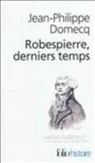 Jean-Phi Domecq, Jean-Philippe Domecq - Robespierre, derniers temps. La litt&eacute;rature comme acupuncture