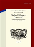 Heiner F. Klemme, Gideo Stiening, Gideon Stiening, Falk Wunderlich - Michael Hi&szlig;mann (1752-1784)