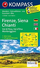 KOMPASS-Karten GmbH - Kompass Karten: 2458 FIRENZE SIENA CHIANTI