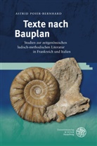 Astrid Poier-Bernhard - Texte nach Bauplan