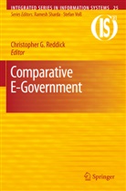 Christophe G Reddick, Christopher G Reddick, Christopher G. Reddick - Comparative E-Government