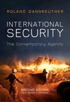 R Dannreuther, Roland Dannreuther, Roland (Edinburgh University) Dannreuther, Dannreuther Roland - International Security - The Contemporary Agenda 2e