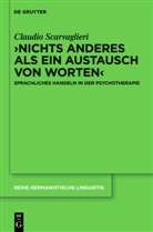 Claudio Scarvaglieri - "Nichts anderes als ein Austausch von Worten"