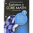 Holt Mcdougal (COR), Hmd Hmd, Holt Mcdougal - Mathematics Explorations in Core Math for Common Core Grade 7