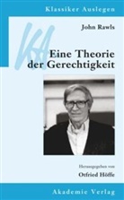 John Rawls, Otfrie H&ouml;ffe, Otfried H&ouml;ffe - John Rawls, Eine Theorie der Gerechtigkeit