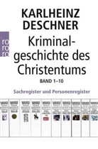 Deschne, Karlhein Deschner, Karlheinz Deschner, Mania, Hubert Mania - Kriminalgeschichte des Christentums, Sachregister und Personenregister