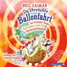Neil Gaiman, Andreas Fr&ouml;hlich, Levi Schultze, Am&eacute;lie Versch - Die verr&uuml;ckte Ballonfahrt mit Professor Stegos Total-locker-in-der-Zeit-Herumreisemaschine, 1 Audio-CD (Audio book)