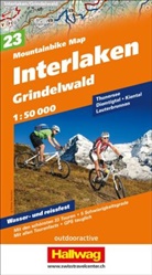 Hallwag K&uuml;mmerly+Frey AG, Hallwa K&uuml;mmerly+Frey AG, Hallwag K&uuml;mmerly+Frey AG - Hallwag Outdoor Map: Hallwag Mountainbike-Karte 23 Interlaken 1:50.000