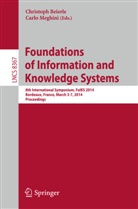 Christop Beierle, Christoph Beierle, Meghini, Meghini, Carlo Meghini - Foundations of Information and Knowledge Systems