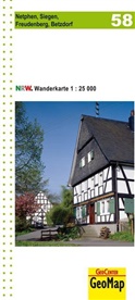 Geobasisdaten: Land NRW, Geobasisdaten Land NRW, Geobasisdaten: Land NRW - GeoMap Karten: GeoMap Karte Netphen, Siegen, Freudenberg, Betzdorf