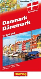 Hallwag K&uuml;mmerly+Frey AG - Hallwag Stra&szlig;enkarten: DANEMARK  DG 1/400 000