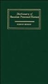 Morton Benson, Morton (University of Pennsylvania) Benson, Benson Morton - Dictionary of Russian Personal Names