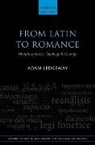 Adam Ledgeway, Adam (Professor of Italian and Romance Linguistics Ledgeway, Ledgeway Adam - From Latin to Romance