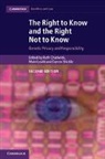 Professor Ruth Levitt Chadwick, Ruth Chadwick, Ruth F. Levitt Chadwick, Ruth Levitt Chadwick, Professor Ruth Chadwick, Ruth Chadwick... - Right to Know and the Right Not to Know