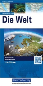 Hallwag K&uuml;mmerly+Frey AG, Hallwa K&uuml;mmerly+Frey AG, Hallwag K&uuml;mmerly+Frey AG - Die Welt 1:50 mio physique