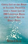 Arthur a Allen, Arthur A. Allen - Check List of the Birds of Illinois, Tog