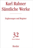 Karl Rahner, Karl (Prof.) Rahner, Alber Raffelt, Alber Raffelt (Prof.), Albert Raffelt (Prof.) - S&auml;mtliche Werke - 32/1: Karl Rahner S&auml;mtliche Werke. Tl.1