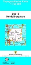 Landesam f&uuml;r Geoinformation und Landentwi, Lg, LGL - Topographische Karte Baden-W&uuml;rttemberg, Zivilmilit&auml;rische Ausgabe - Heidelberg-Nord