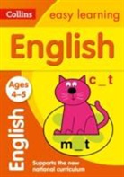 Easy Learning Collins, Collins Easy Learning, Carol Collins Easy Learning Metcalf, Carol Metcalf - English Ages 3-5