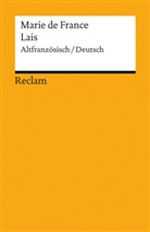 Marie de France, Marie de France, Philip Jeserich, Philipp Jeserich, Philipp Jeserich - Lais. Guigemar - Bisclavret - Lanval - Yonec - La&uuml;stic - Chievrefoil. Altfranz&ouml;sisch/Deutsch