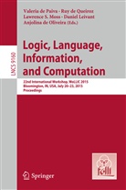Anjolina de Oliveira, Anjolina G. de Oliveira, Valeria de Paiva, Ru de Queiroz, Ruy De Queiroz, Daniel Leivant... - Logic, Language, Information, and Computation