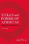 Titles and Forms of Address