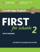 Cambridge English Language Assessment, Cambridge ESOL, Cambridge University Press - First for Schools 2 Student Book with Answers