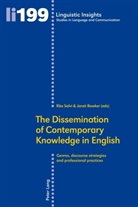 Bowker, Jane Bowker, Janet Bowker, Maurizio Gotti, SALVI, Salvi... - The Dissemination of Contemporary Knowledge in English