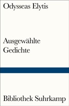 Odysseas Elytis, Antigone Kasolea - Ausgew&auml;hlte Gedichte