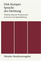 Dirk Kemper - Sprache der Dichtung