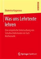 Ekaterina Kaganova - Was uns Lehrtexte lehren