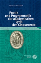 Simona Oberto - Poetik und Programmatik der akademischen Lyrik des Cinquecento