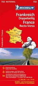 Michelin - Michelin Karte Frankreich doppelseitig. France, recto-verso