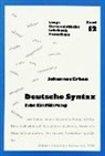 Johannes Erben - Deutsche Syntax