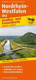 PublicPress Stra&szlig;en- und Freizeitkarte Nordrhein-Westfalen Ost
