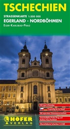 Klau H&ouml;fer, Lar H&ouml;fer, Lars H&ouml;fer - H&ouml;fer Stra&szlig;enkarte Tschechien, Egerland-Nordb&ouml;hmen