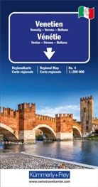 Hallwag K&uuml;mmerly+Frey AG, Hallwa K&uuml;mmerly+Frey AG, Hallwag K&uuml;mmerly+Frey AG - Venetien V&eacute;n&eacute;tie 1:200 000