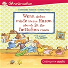 Christiane Hansen, Kay Poppe, Sabine Praml, Dagmar Dreke, Christiane Hansen - Wenn sieben m&uuml;de kleine Hasen abends in ihr Bettchen rasen und andere Geschichten, 1 Audio-CD (Audio book)
