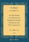 K. Hagen - Altert&uuml;mer von Benin im Hamburgischen Museum f&uuml;r V&ouml;lkerkunde, Vol. 2 (Classic Reprint)