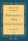 Otto Crusius - Philologus, 1914, Vol. 1