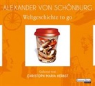 Alexander von Sch&ouml;nburg, Christoph Maria Herbst - Weltgeschichte to go, 4 Audio-CDs (H&ouml;rbuch)