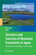 Gak Kudo, Gaku Kudo - Structure and Function of Mountain Ecosystems in Japan